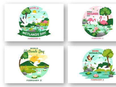 12 World Wetlands Day Illustration