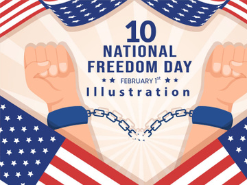 10 National Freedom Day Illustration preview picture