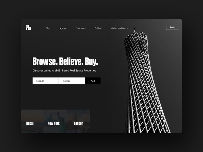 Multipurpose Dark Web Header Template