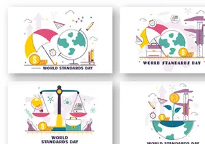 10 World Standards Day Illustration