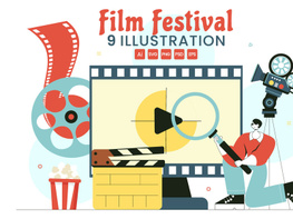 9 Cinematic Film Festival Illustration preview picture