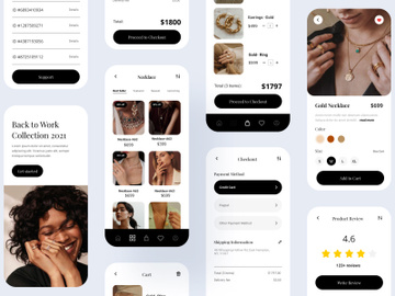 Jewellery Shop App UI Kit preview picture