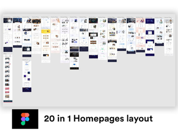 20 in 01 Homepages Layout In Figma preview picture