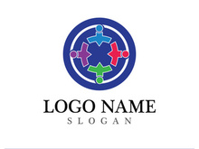 Community logo and symbol vector icon template