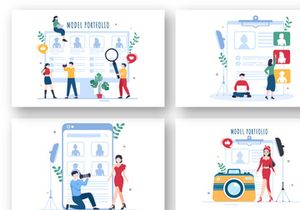 10 Model Portfolio Illustration
