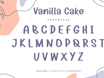 Vanilla Cake - Handwritten Font