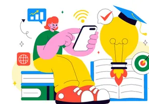 10 EdTech Startup Illustration