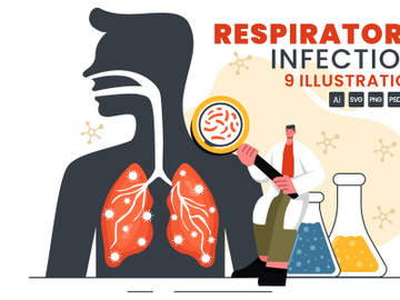 9 Respiratory Infection Illustration preview picture