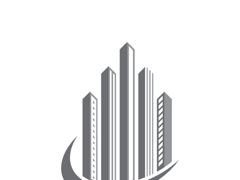 Building logo vector and symbol icon illustration design