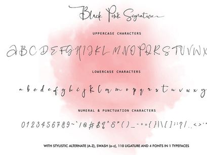 Black Pink Signature Script