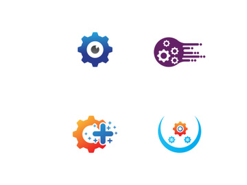 gear logo creative design. preview picture