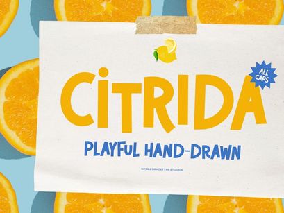 Citrida | Playful Hand Drawn