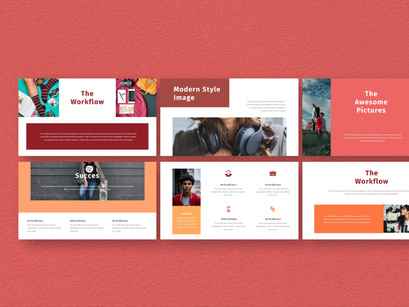 Hot Color Keynote Template