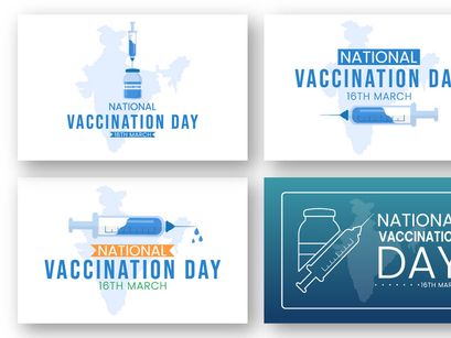 12 National Vaccination Day Illustration