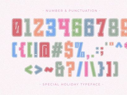 Special Holiday - Modern Display Font