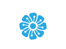 flower vector icon design template