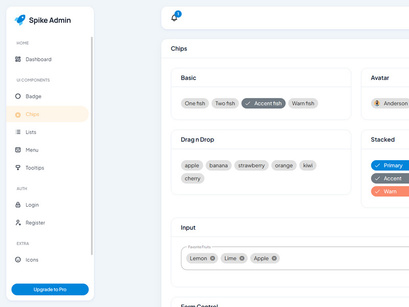 Spike Angular Free Admin Dashboard Template