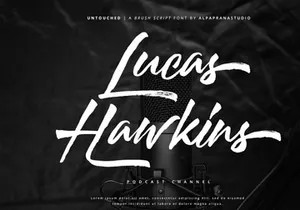 Untouched - Brush Script Font