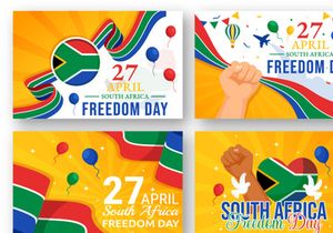 12 South Africa Freedom Day Illustration