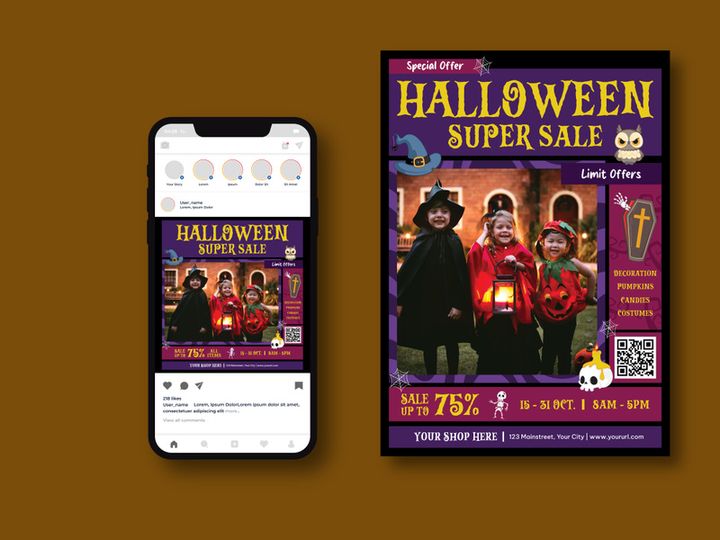 Halloween Sales Flyer
