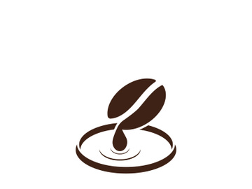 Premium coffee bean logo design. preview picture