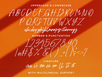 Oyange - Brush Calligraphy Font