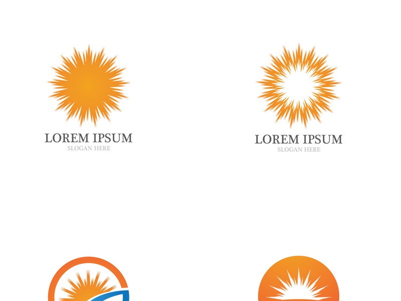 Sun Vector illustration Icon Logo Template design