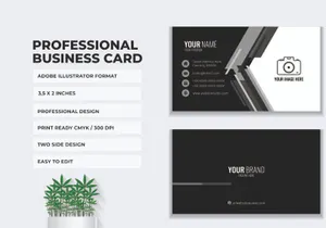 Business Card Template Bundle 5 Color