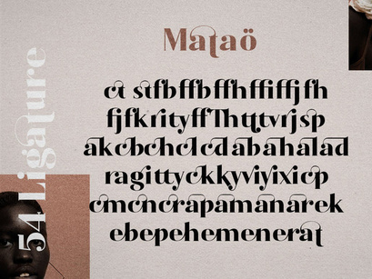 Free Demo Mataö Elegant Serif Font