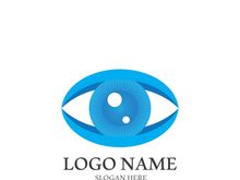 Branding identity corporate eye care vector logo design