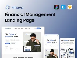 Finovo - Fintech Landing Page preview picture