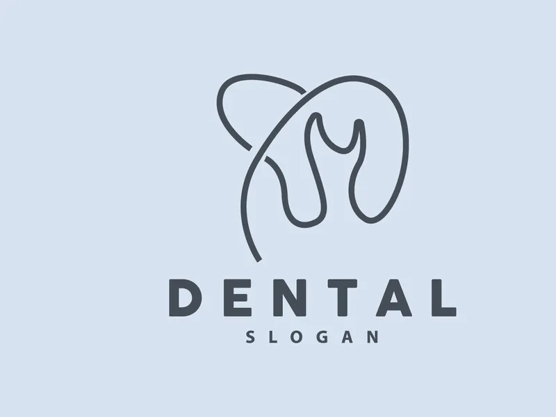 Tooth logo, Dental Health Vector, Care Brand Illustration