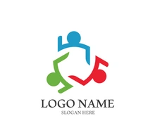 Community, network and social icon design template