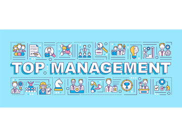 Top management word concepts banner preview picture