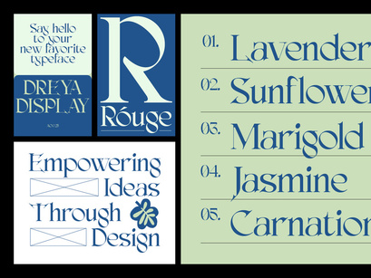 AO Dreya - Display Font