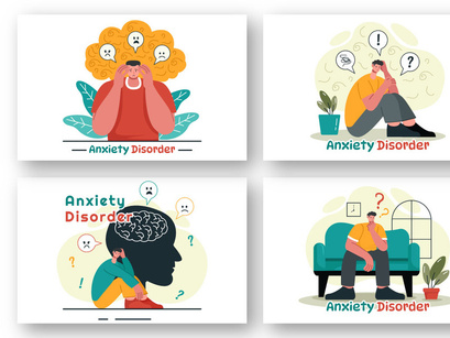 9 Anxiety Disorder Illustration