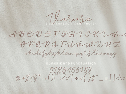 Variose - Luxe Signature Font Script