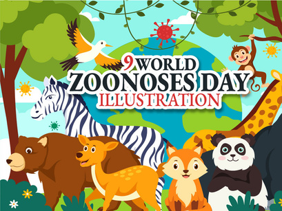 9 World Zoonoses Day Illustration