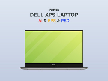 Vector Dell Laptop preview picture