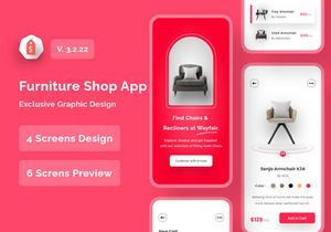 Furniture Store App Design