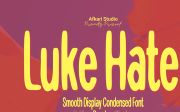 Luke Hate - Smooth Display Condensed Font
