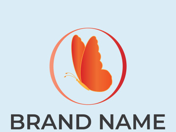Butterfly logo design preview picture