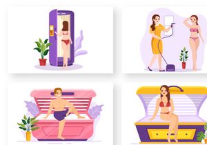 13 Tanning Salon Procedure Illustration