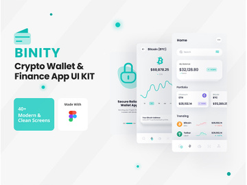 Crypto Wallet And Finance App UI Kit preview picture