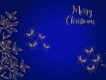 Butterfly bule backround