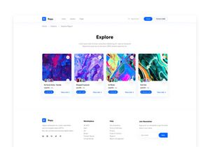 NFT'S Explore Page UI Kit