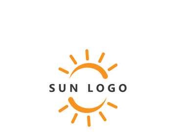 Creative and unique sun logo design. preview picture