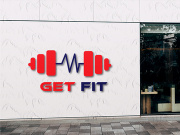 Dynamic Gym Logo Design for Fitness Brands