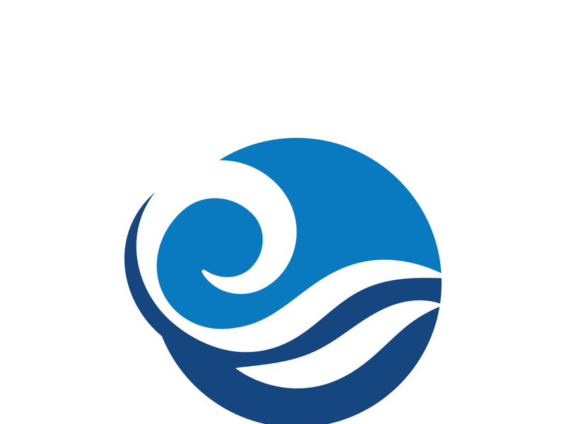 Water wave icon