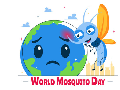 10 World Mosquito Day Illustration